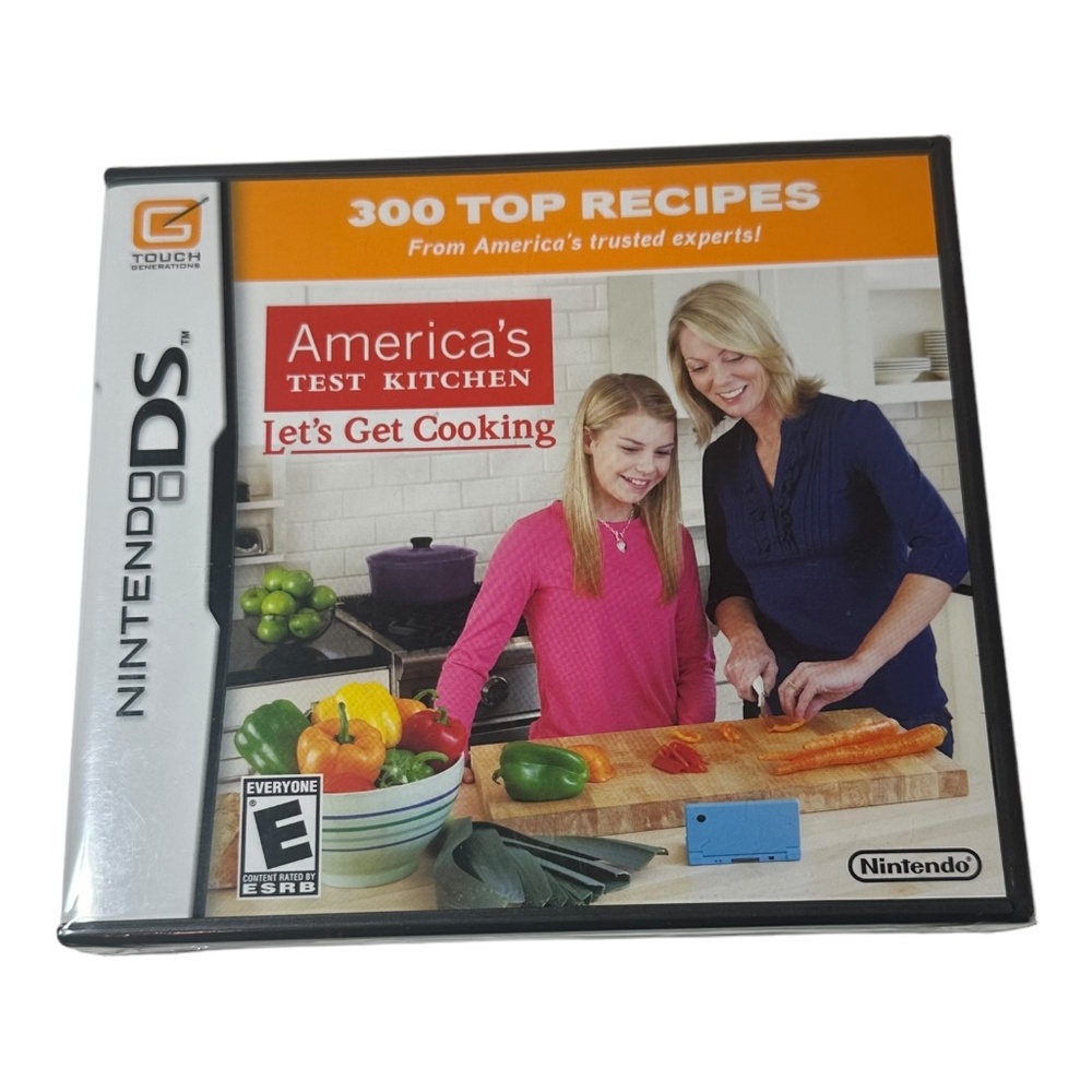 Nintendo DS America's Test Kitchen Let's Get Cooking Game SEALED
